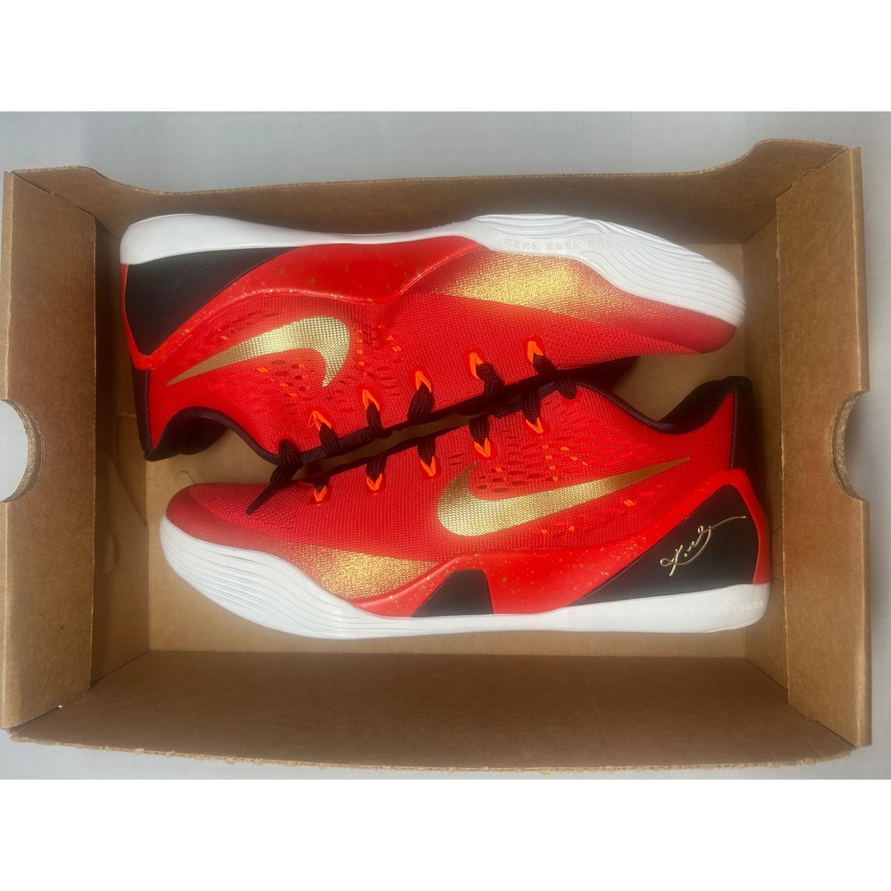 Nike Kobe 9 EM Low Protro China Red Men's Size 10 IH1400-600 New No Box